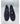 Prada Triangle Logo Suede Loafers Navy Blue 37.5