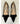 Prada Black Patent Leather Bow Pointed Toe Pumps