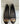 Louis Vuitton Dark Brown Patent Leather Flats with Gold Hardware