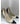 Jimmy Choo 'Limit' Bone Nappa / Gold Metallic / Black Patent Size 38.5