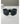 Versace Unisex Shield Sunglasses in Black with White Accents